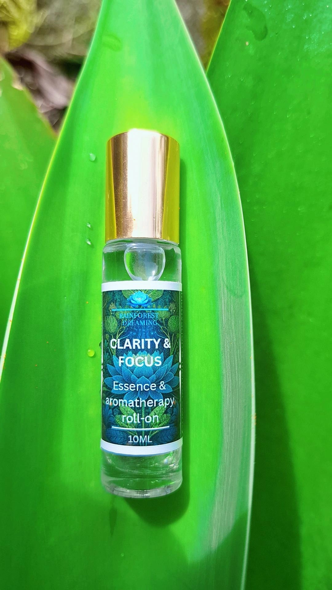 "ROLLER OIL" aromatherapy and flower essence for clarity and focus
